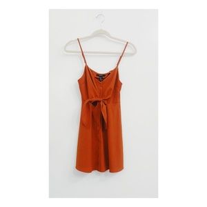 Rust Mini Dress